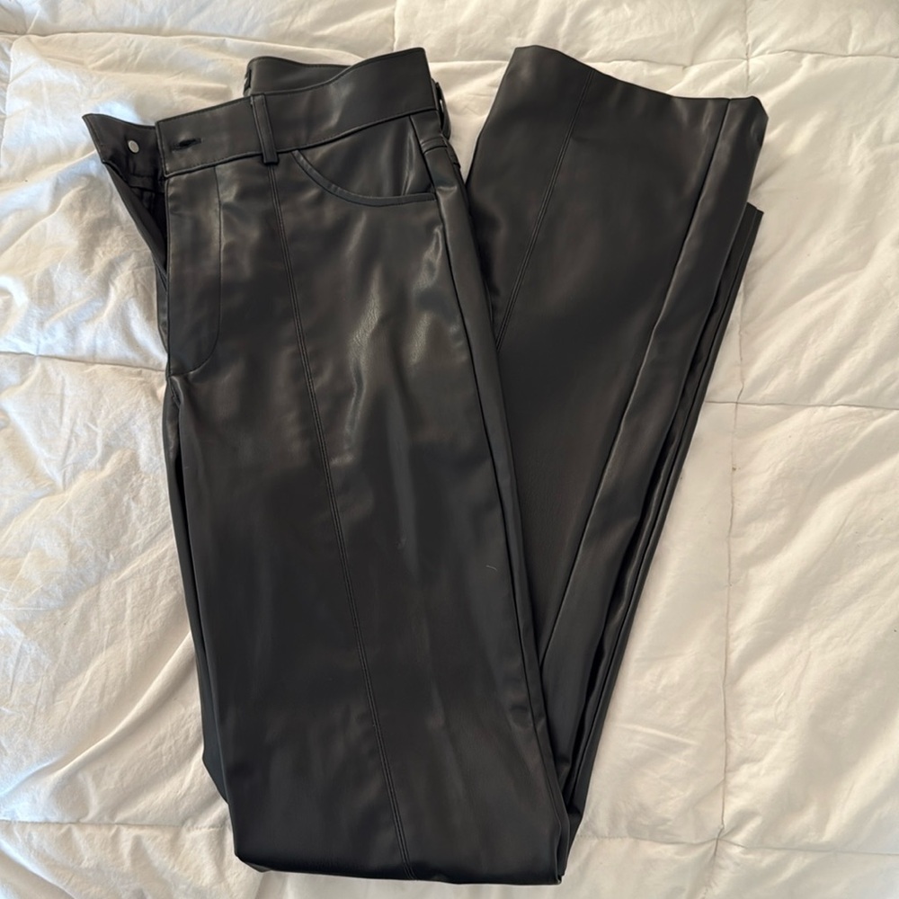 Zara Faux Leather Pants